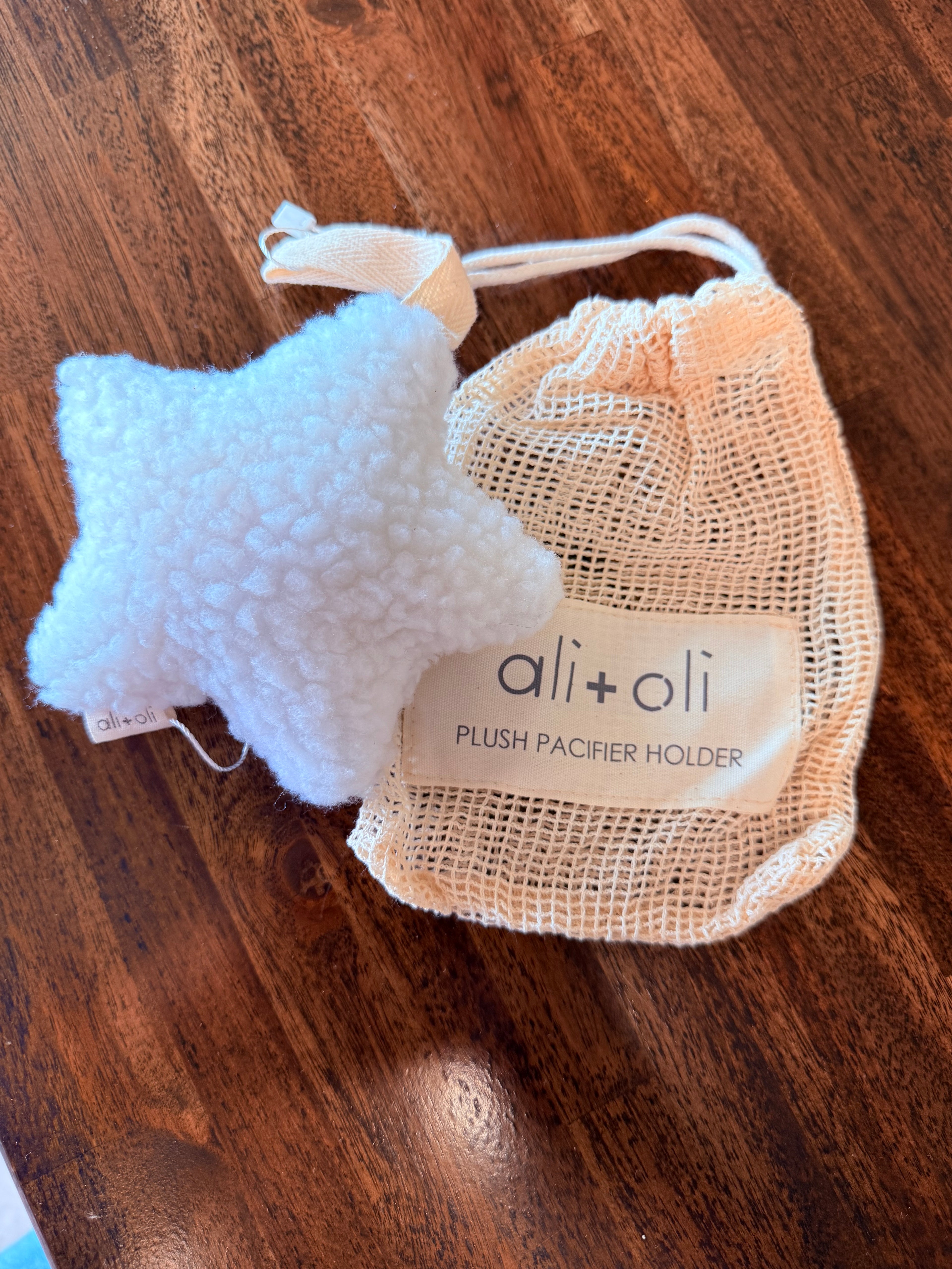 Plush Star Pacifier Holder
