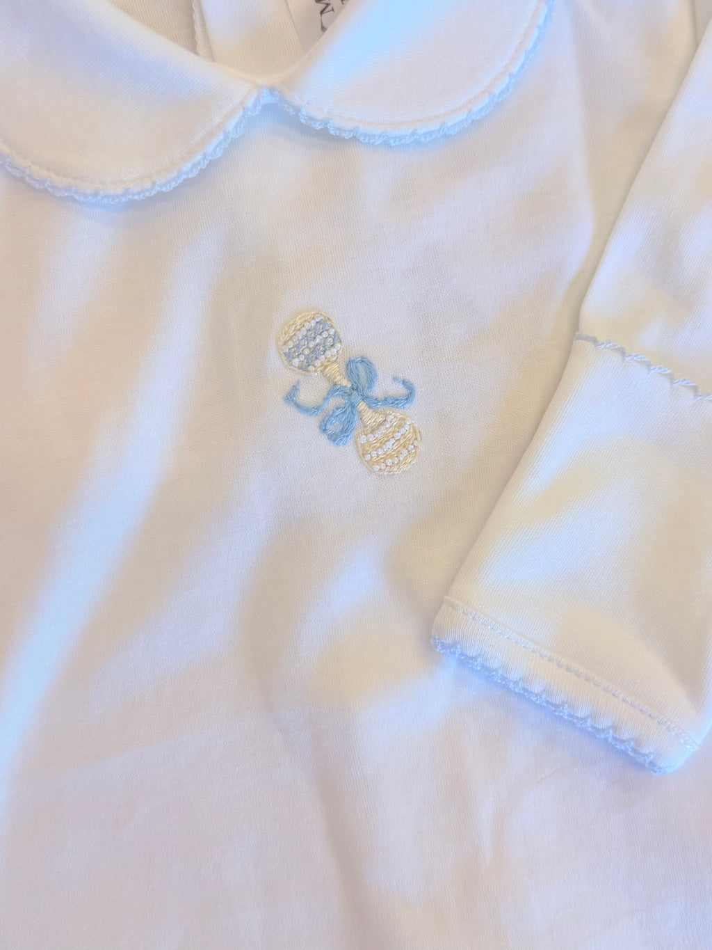 Heirloom Rattle Footie