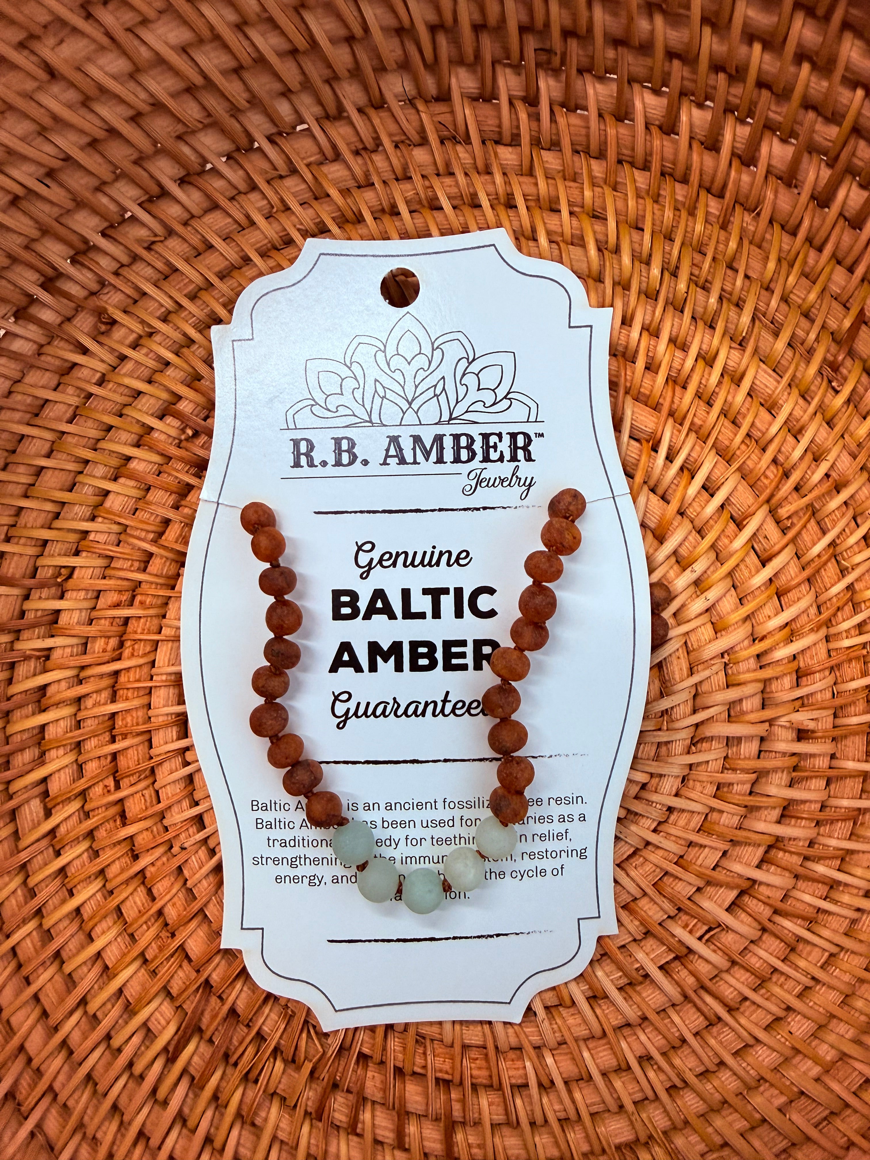 Baltic Amber Necklace Teether