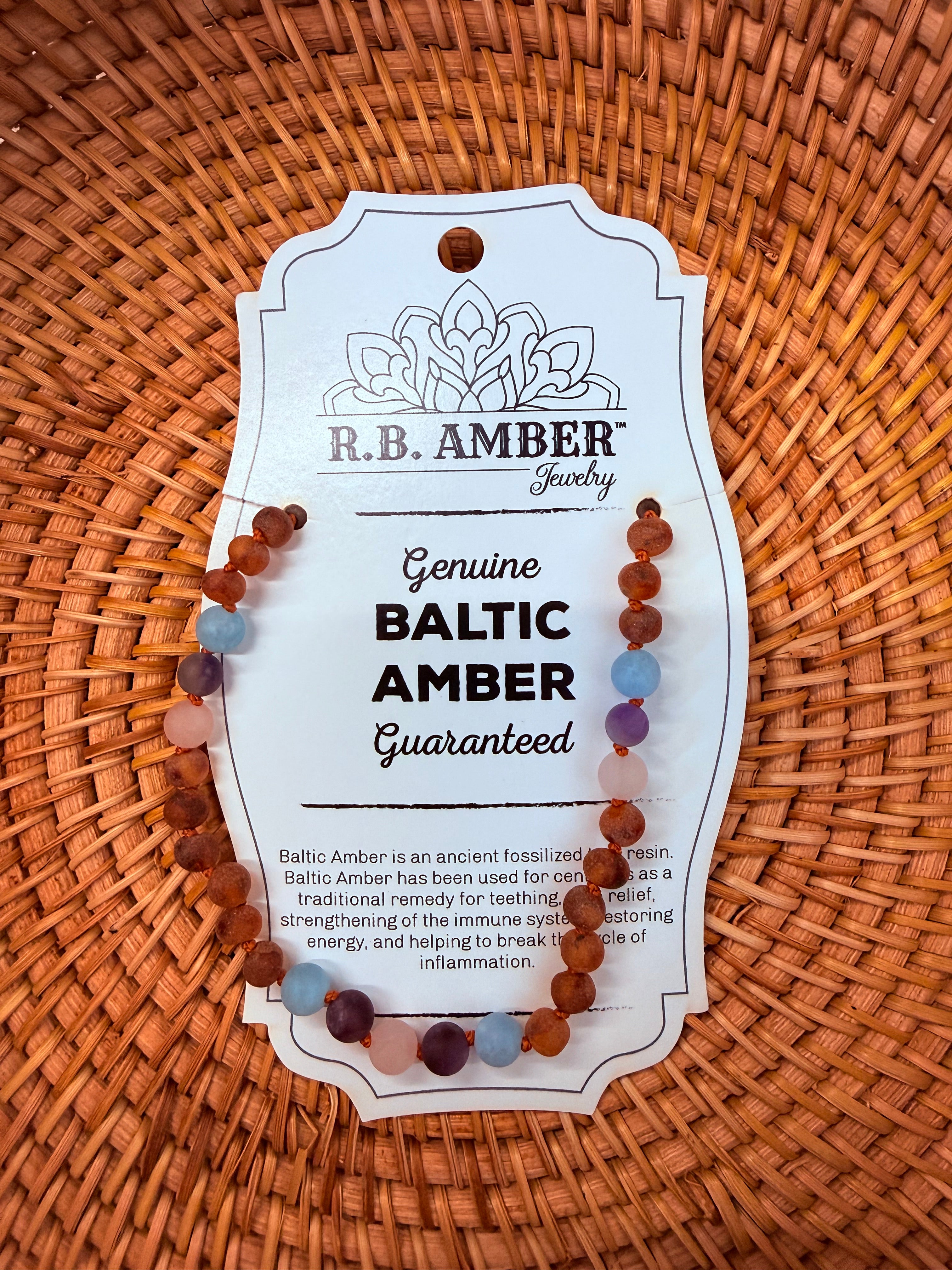 Baltic Amber Necklace Teether