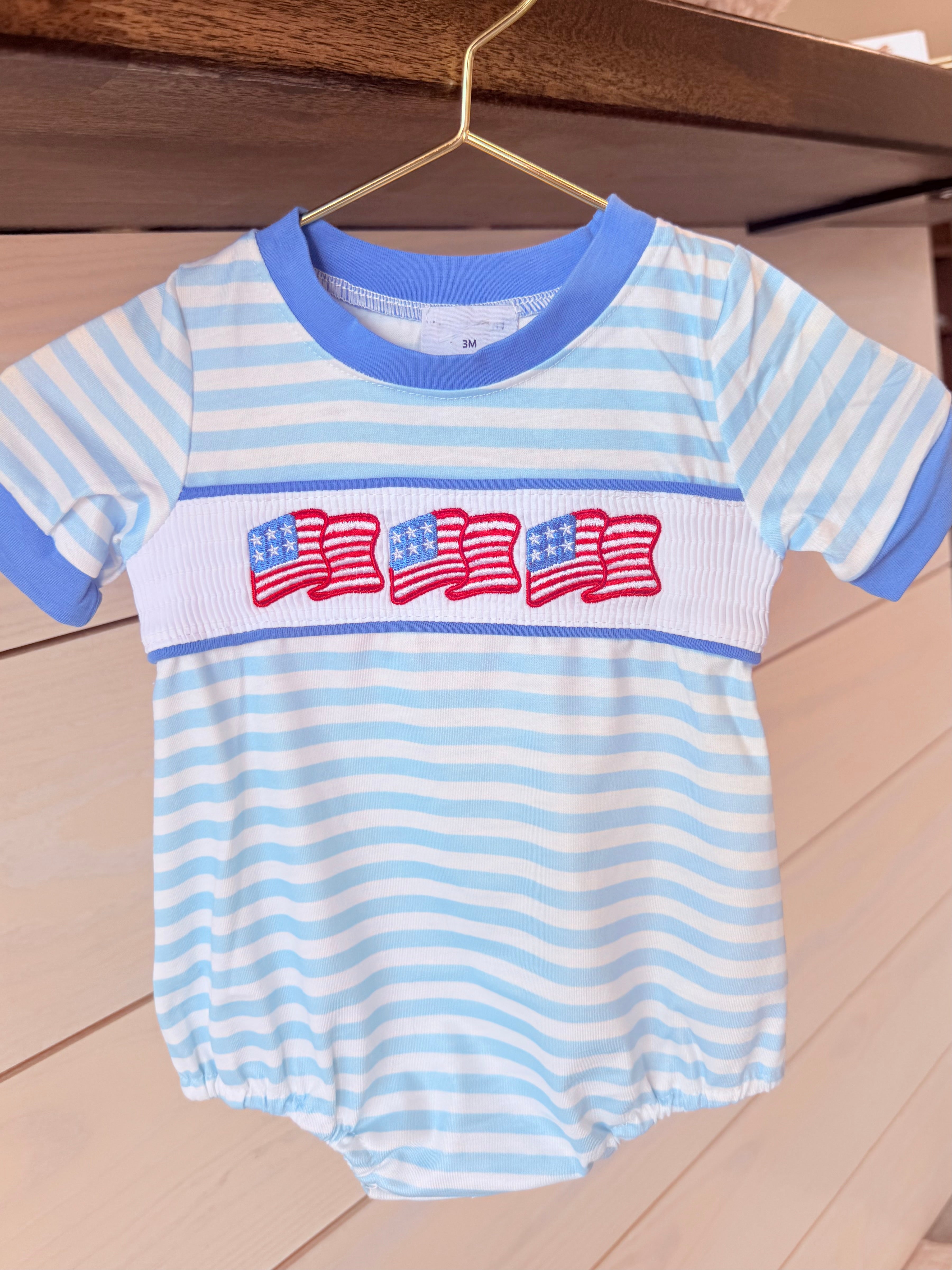Blue Stripe Flag Bubble