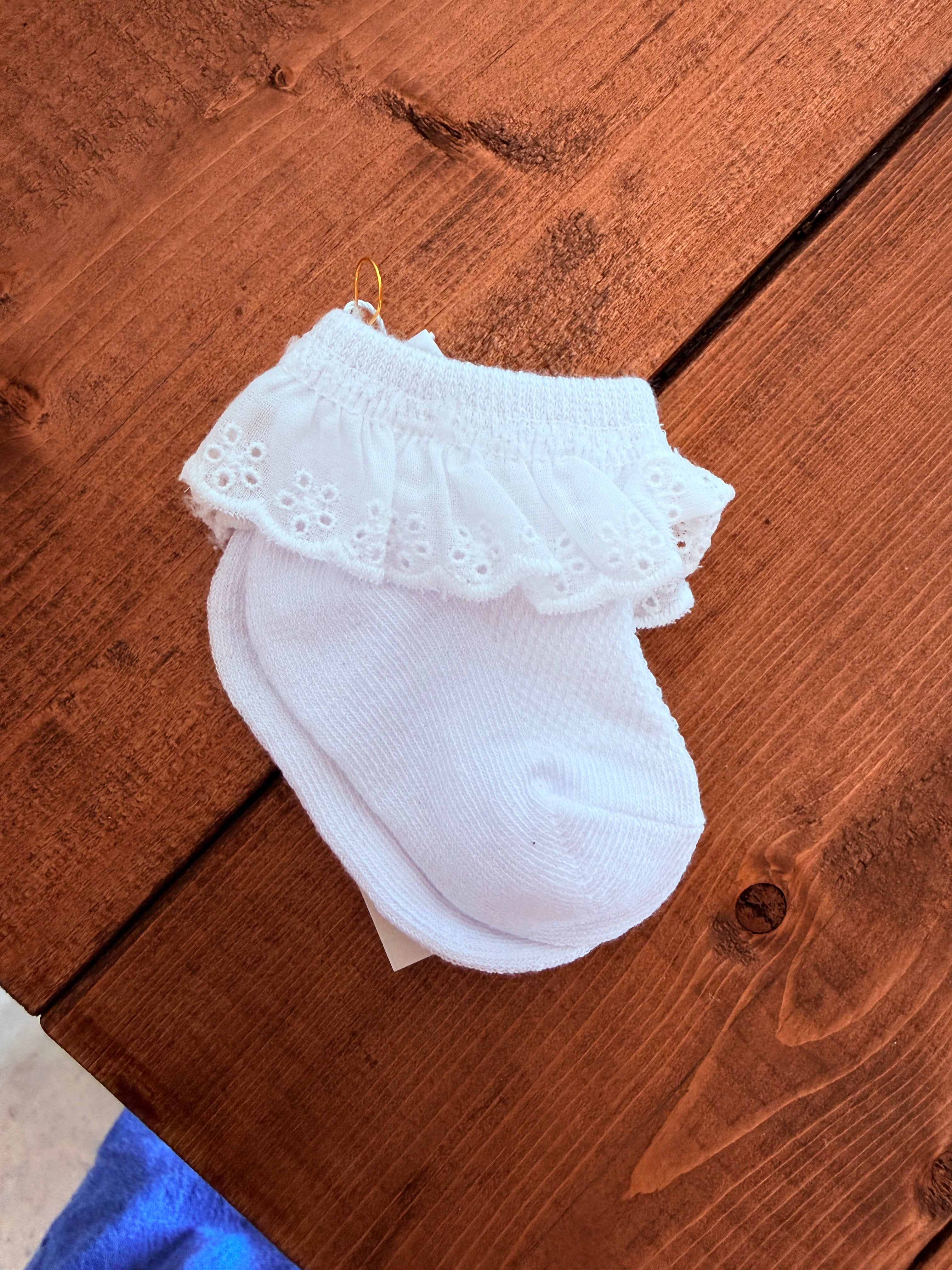 Lace Trim Ankle Socks