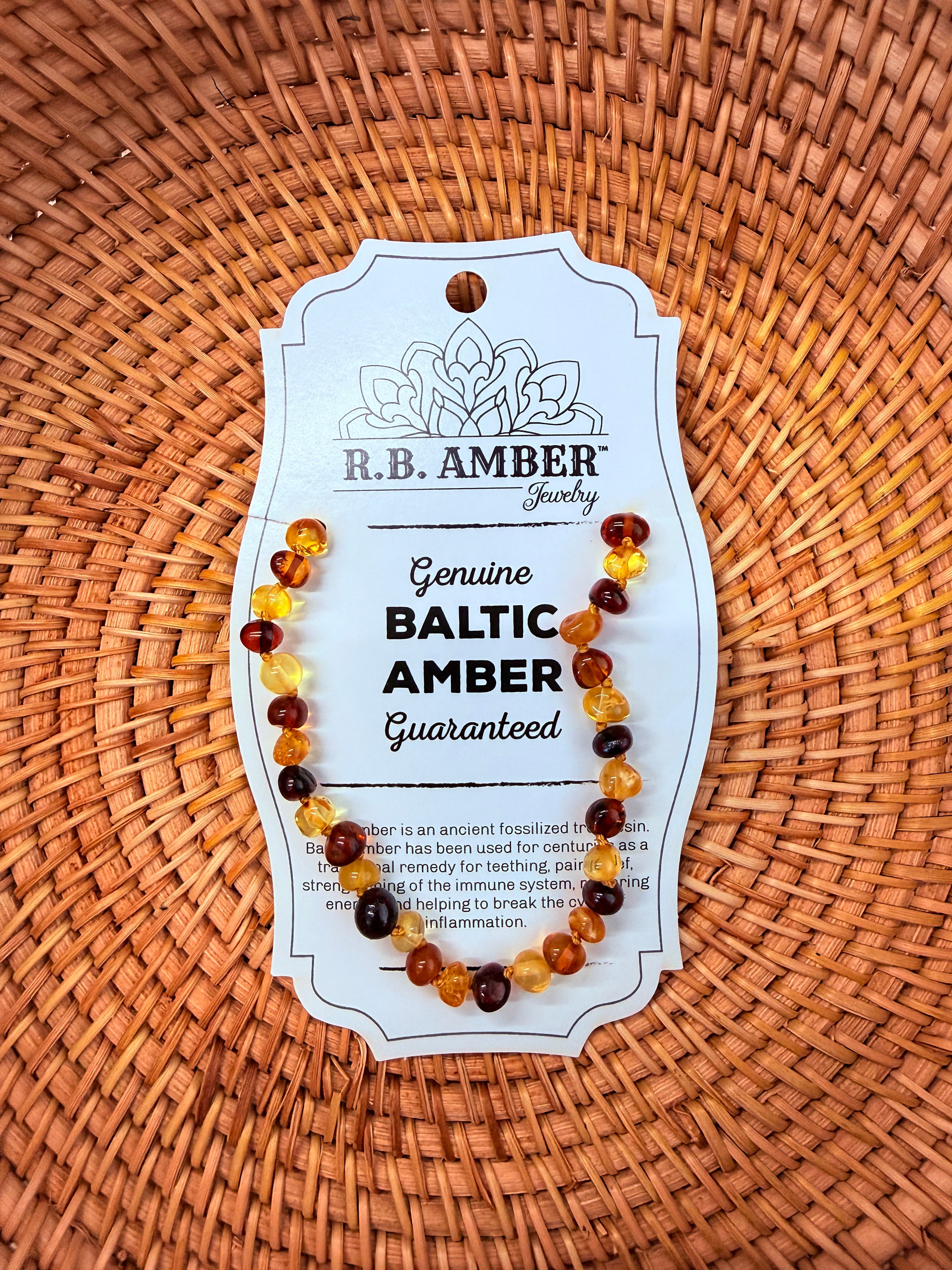 Baltic Amber Necklace Teether