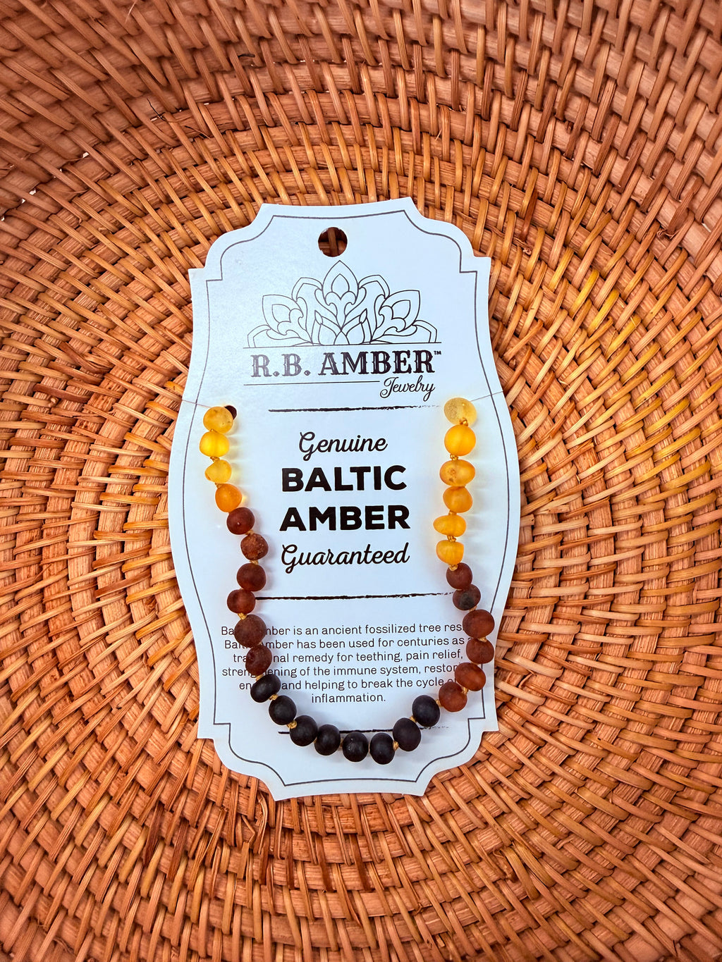 Baltic Amber Necklace Teether