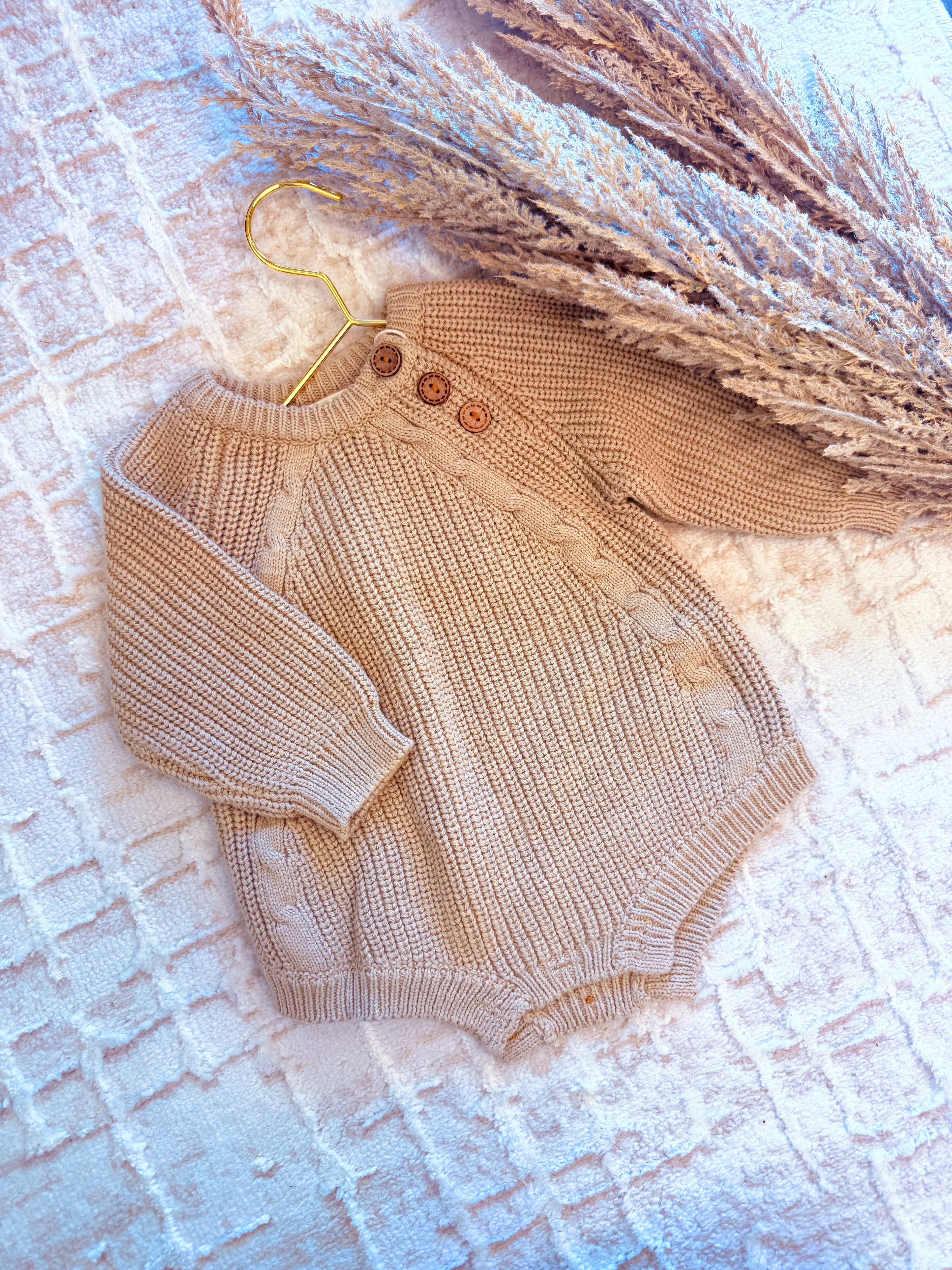 Elliot Knitted Sweater Romper